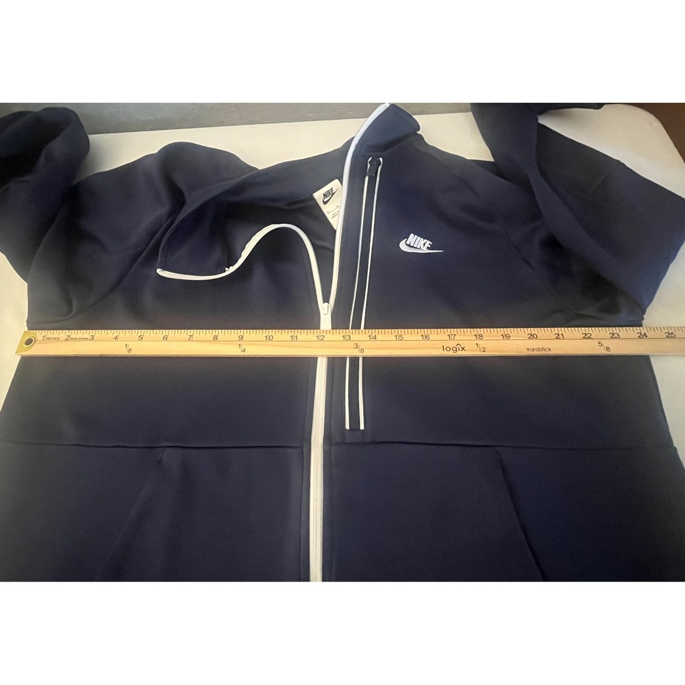Nike Mens Sportswear Tracksuit Navy Blue Full Zip Jacket Joggers XL DA0007-410 - Picture 6 of 10